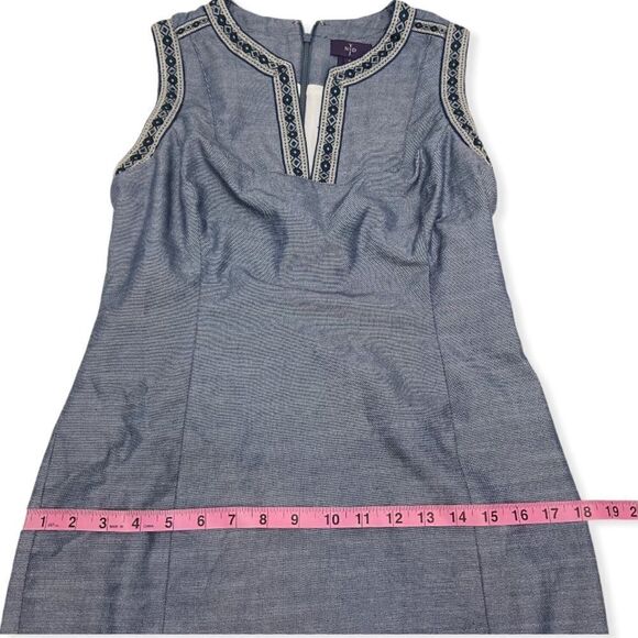 NYDJ Denim Built in Shape Wear Shift Dress - Picture 13 of 16